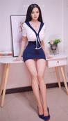 JYdoll 164cm full size big chest Silicone head with implanted hair TPE Body sex doll with Head NO.S4 invented by AUTOMATICWOMAN
